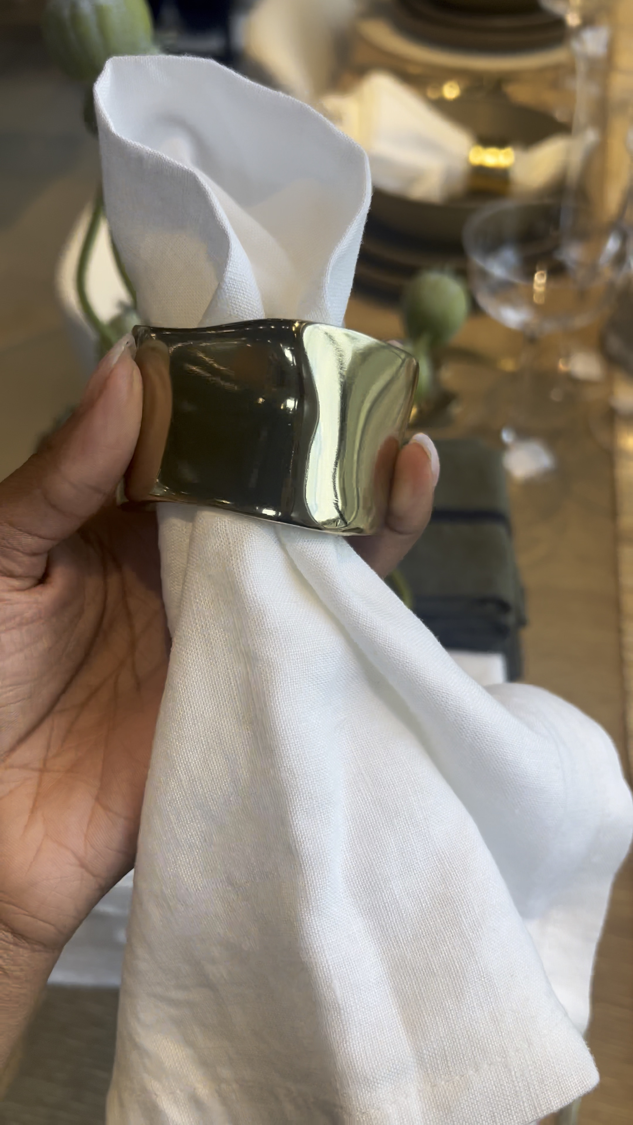 BTS of our NRH project! Happy shopping. Curtain specs below:

Liz Linen Drape Pleated | Color: Grey Beige 1908-6 | Hanging Header Style (Hooks included): Pinch Pleat | Single Panel Width when Pleats Sewn and fully Extended (inch):
25 | Single Panel Length (Height) in Inch: 115 | Lining Type For Pinch Pleat: Unlined | Matching Tieback (3x18 Inches): No Need | Yes need memory training | Quantity: 4