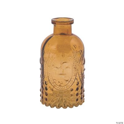 Amber Ridged Glass Vases, Wedding, Home Decor, 3 Pieces - Walmart.com | Walmart (US)