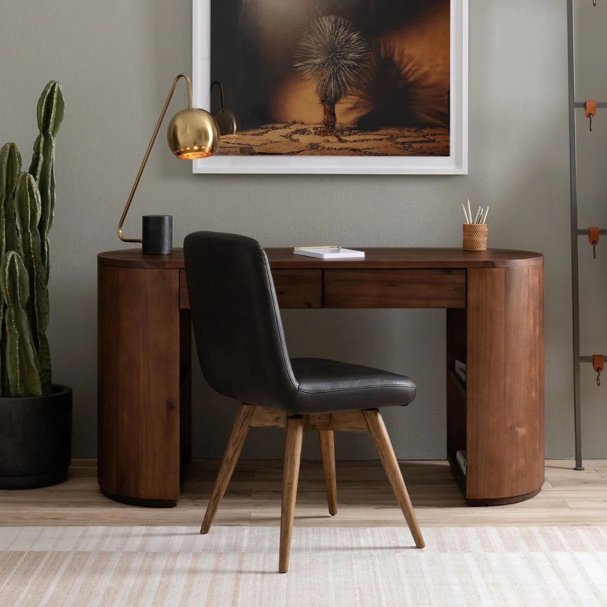 Lillian Oval Writing Desk | Wayfair North America