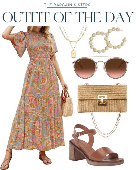 Outfit of the Day

| Amazon OOTD | Spring Outfit | Summer Outfit | Amazon Fashion | Spring Dress | Maxi Dress | Smocked Dress | Amazon Finds 

#LTKstyletip #LTKworkwear #LTKSeasonal