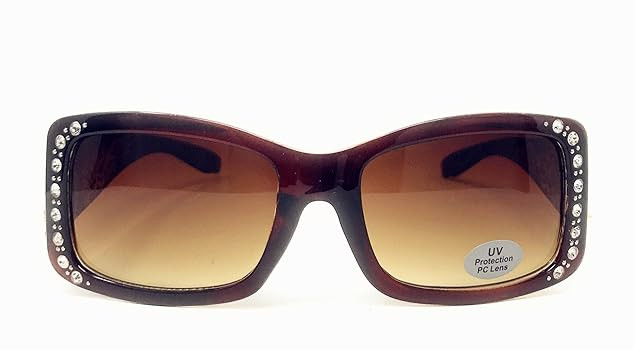 Texas West Cowboy Boot Womens Sunglasses With Rhinestone Accents UV400 PC Lens | Amazon (US)
