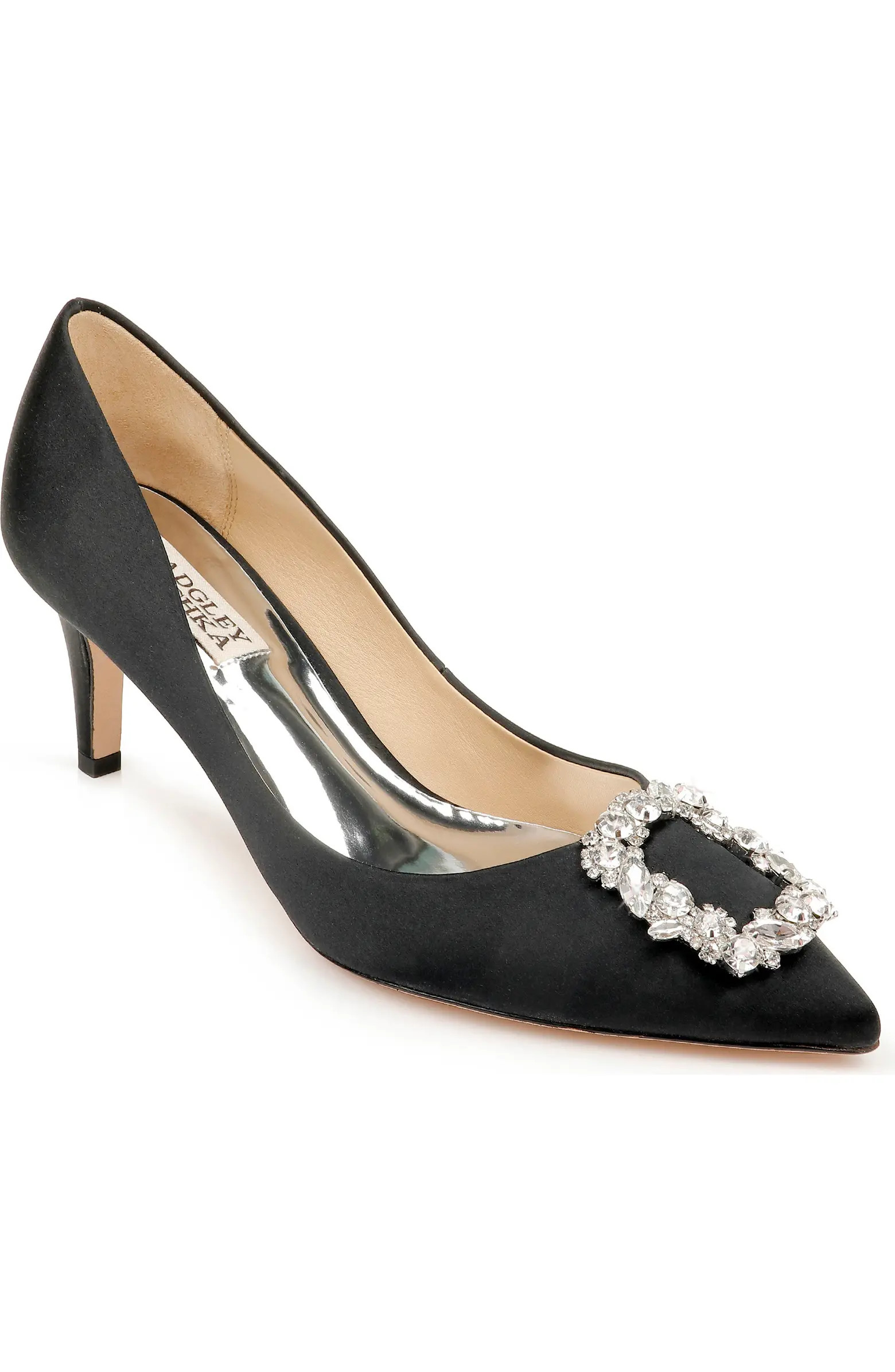 Badgley Mischka Collection Carrie Crystal Embellished Pump (Women) | Nordstromrack | Nordstrom Rack
