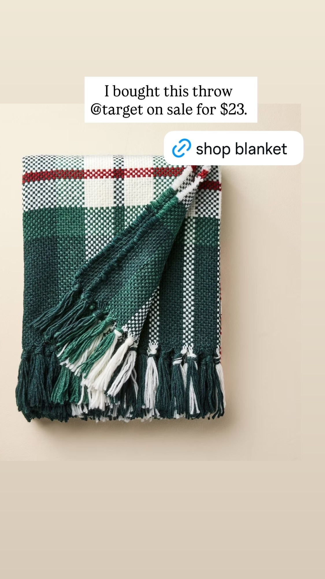 I bought this throw @target on sale for $23.