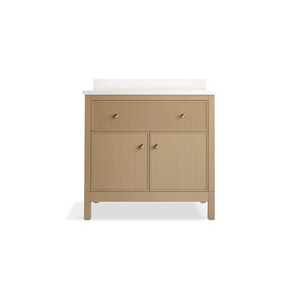 Malin By Studio McGee 36 in. Bathroom Vanity Cabinet With Sink And Quartz Top | Wayfair North America