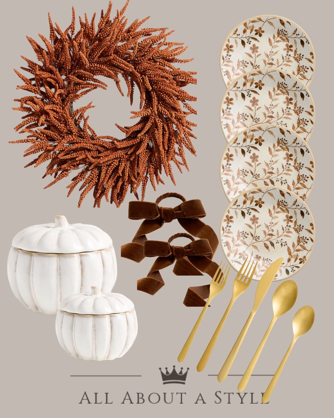 Loving these fall pieces to help elevate your table setting.

Follow my shop @allaboutastyle on the @shop.LTK app to shop this post and get my exclusive app-only content!

#fall #tablesetting #home #decor
#liketkit @shop.Itk

#LTKSeasonal #LTKHome