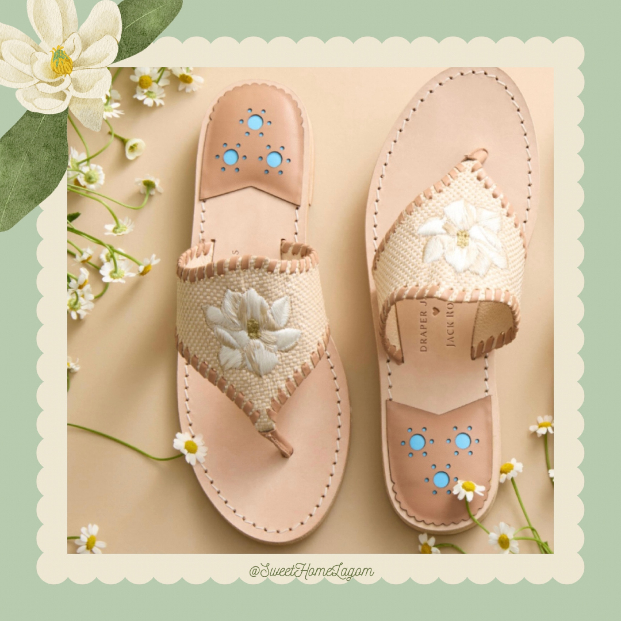 Draper James x Jack Rogers! I LOVE these magnolia sandals!

decor inspiration | grandmillennial | southern living | chinoiserie | home decor | coastal | traditional | classic | granny chic | blue and white | pink bows | ruffle | preppy style | winter outfit | sneakers | living room | bedroom | jeans | bedding | lilly pulitzer | girly | loveshackfancy | caitlin wilson | tablescape | florals | spring outfit | white jeans | country concert outfit | bedding | wedding guest dress | travel outfit | white dress | home

#LTKstyletip #LTKover40 #LTKshoecrush
