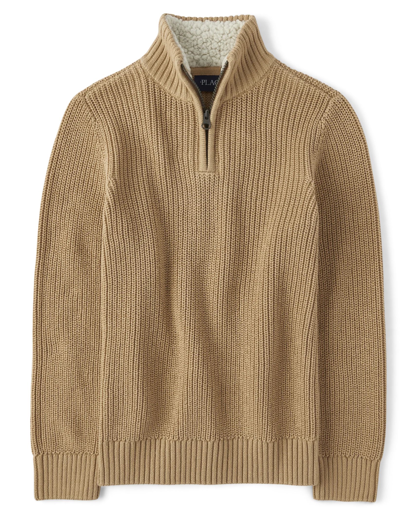 Boys Dad And Me Quarter-Zip Sweater - cork | The Children's Place