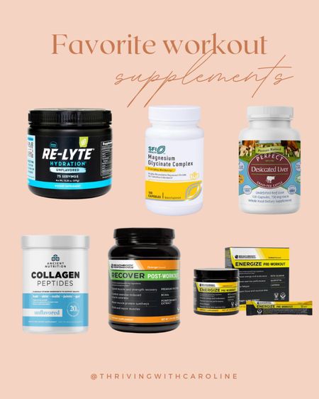 Favorite Workout Supplements 

#LTKfitness #LTKU