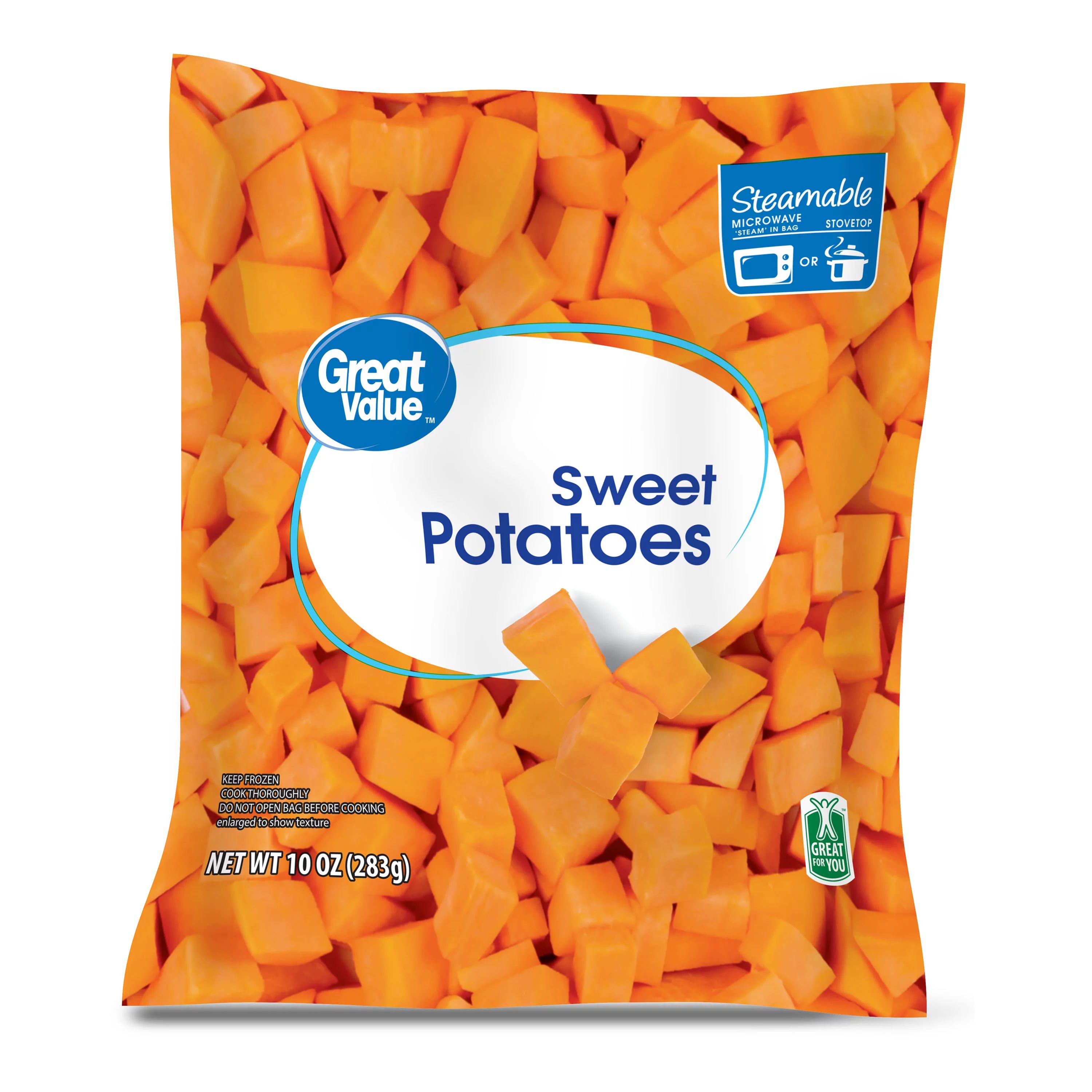 Great Value Sweet Potatoes, 10 oz (Frozen) - Walmart.com | Walmart (US)