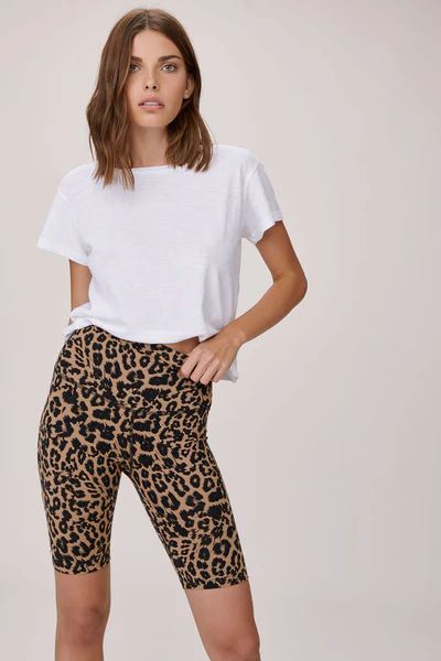 Bike Short - Leopard Print | LNA Clothing