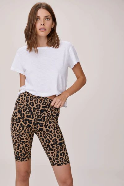 Bike Short - Leopard Print | LNA Clothing