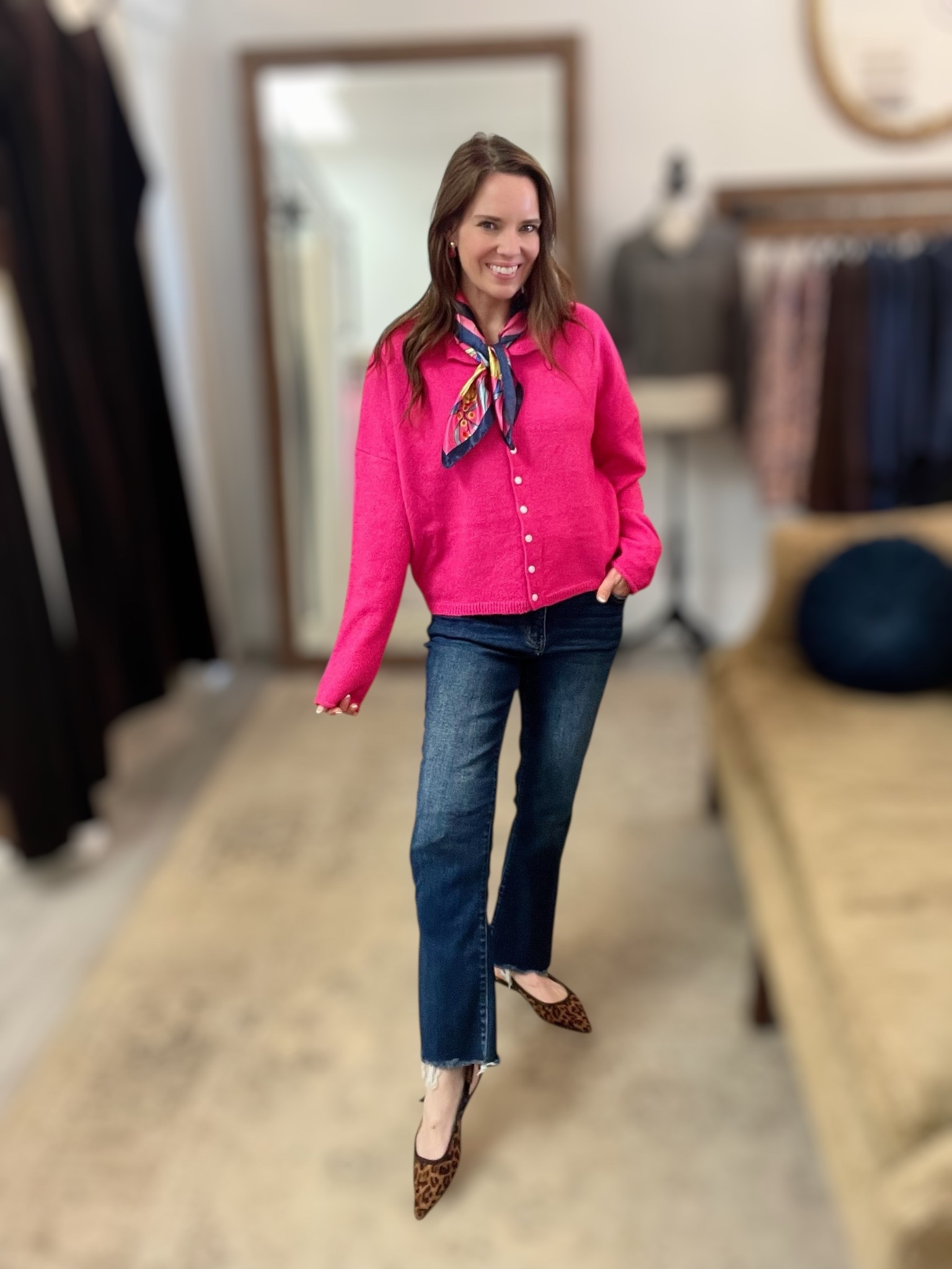 What I Bought at Alley Anne’s in Myrtle Beach 💖🛍️

This bright pink cardigan, silk-style scarf, and bold statement earrings are all pieces I picked up at Alley Anne’s in Myrtle Beach — such a fun stop for colorful, classic boutique finds. I loved this look so much that I linked the same styles from different sellers, giving you multiple shopping options and price points while keeping the exact vibe.

The pink knit cardigan is soft, lightweight, and perfect for layering year-round or wearing buttoned up as a top. The square silk-like scarf adds a polished, preppy touch and can be styled around the neck, tied on a handbag, or worn in your hair. The gold gemstone statement earrings elevate the entire outfit and add that boutique-style finish that works for everyday wear or dressed-up occasions.

I’ve linked identical or near-identical pieces from alternate retailers so you can easily recreate this boutique look even if the original items sell out.

Pink cardigan outfit, boutique cardigan, colorful spring outfit, preppy women’s fashion, silk neck scarf, square scarf styling, statement earrings for women, gold gemstone earrings, boutique shopping finds, Myrtle Beach boutique, coastal boutique style, women’s knit cardigan, bright color outfit, classic feminine style, resort wear fashion, vacation shopping finds, affordable boutique look, chic everyday outfit, women’s fashion inspiration

#LTKFindsUnder100 #LTKGiftGuide #LTKFindsUnder50

#LTKGiftGuide #LTKFindsUnder50 #LTKFindsUnder100