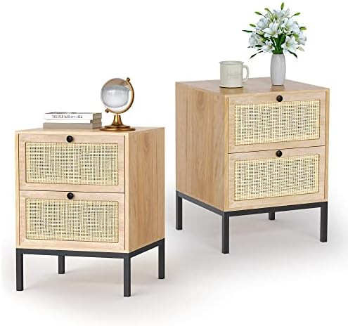 Rattan Nightstand Set | Amazon (US)