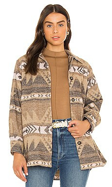 BB Dakota by Steve Madden Big Sky Shacket in Nutmeg from Revolve.com | Revolve Clothing (Global)