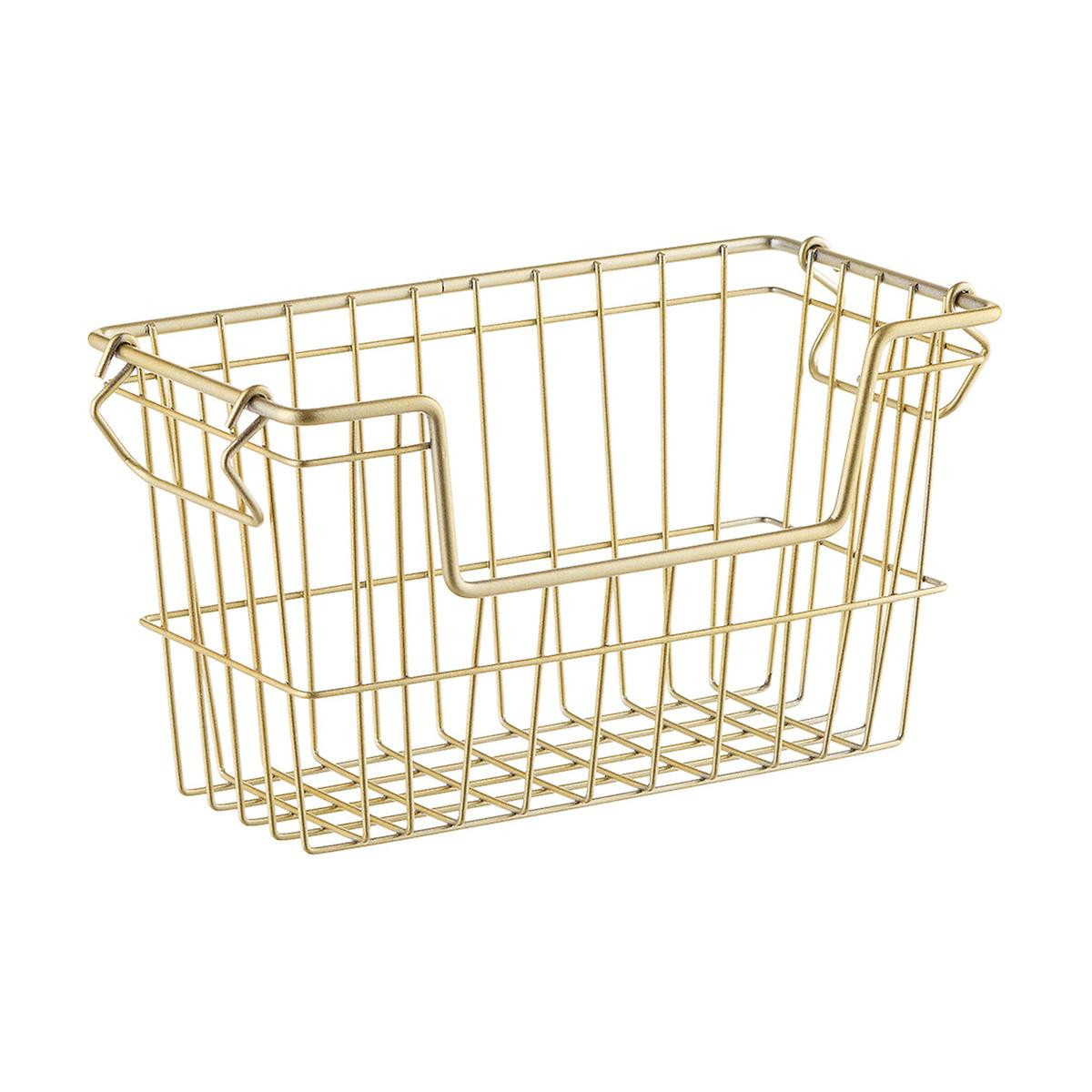 The Container Store Metal Wire Stacking Basket | The Container Store