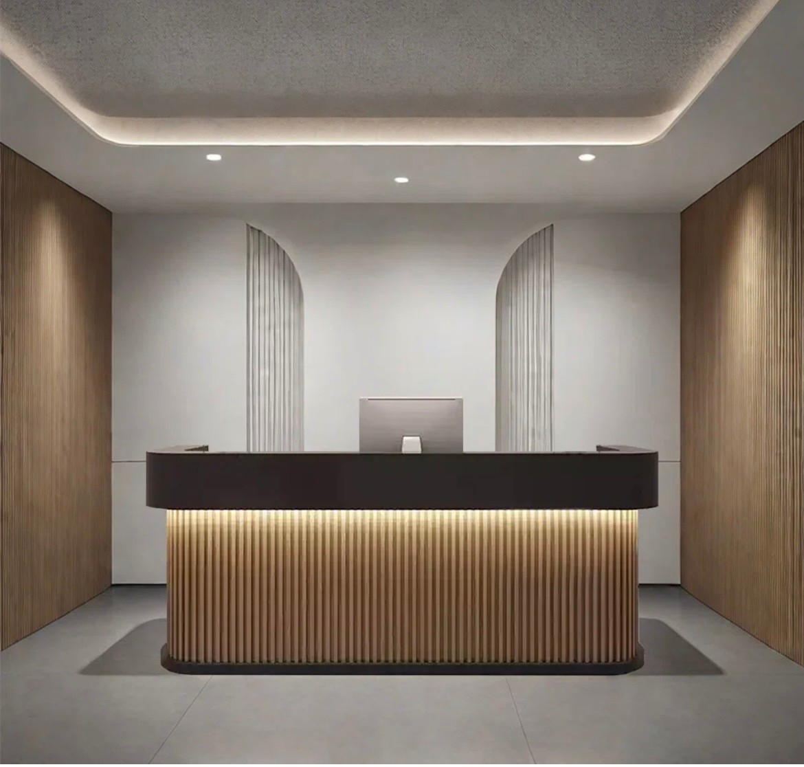 Rectangular modern front desk

This modern desk is perfect for an office lobby. The desk has plenty of leg room and doesn’t require assembly. 

Wayfair desks/Wayfair finds 

#LTKTravel #LTKU