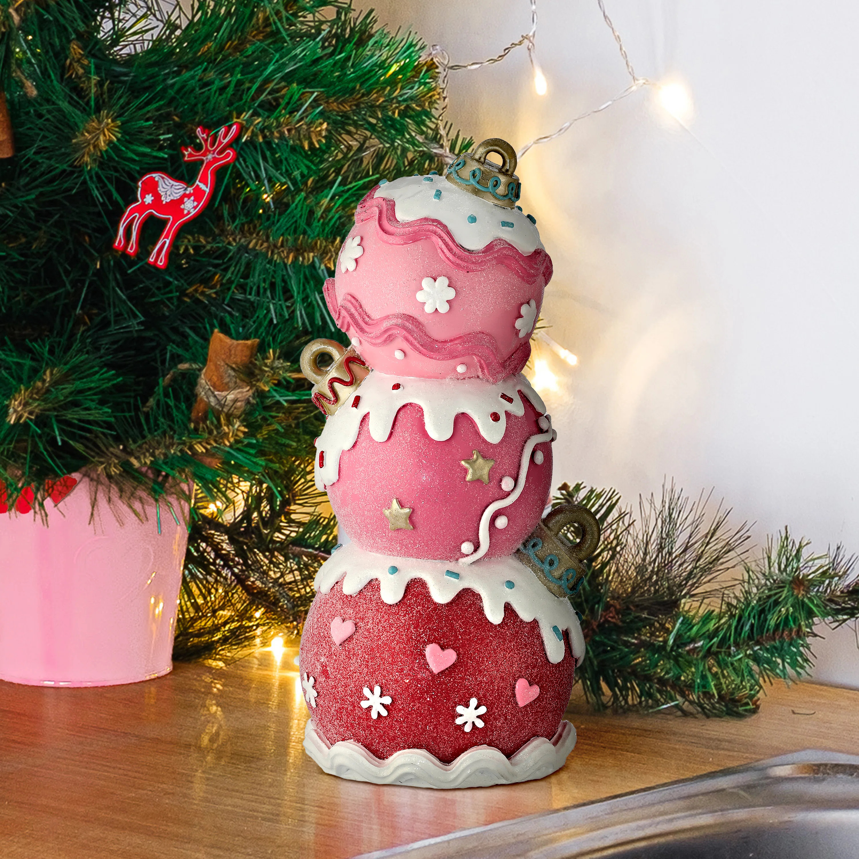 11" Resin Triple Candy Table Ornament | Wayfair North America