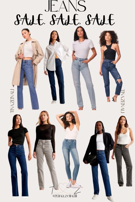 The best jeans. Spring sale alert. Hi rise, loose, mom fit, and skinny jeans. 

#LTKSpringSale #LTKfindsunder100 #LTKsalealert