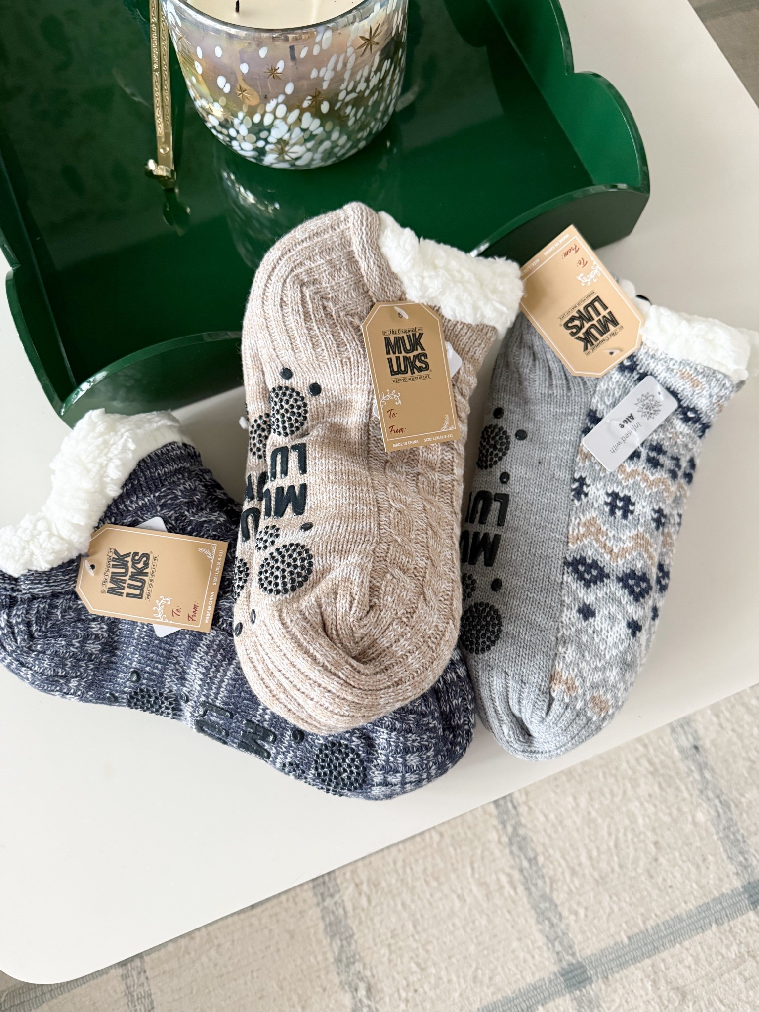 Aloe-infused Cabin socks! Sold as a 3-pack. On big deal now at QVC! Also linking some additional favorites from this same brand! @qvc #loveqvc #ad 

#LTKHoliday #LTKSaleAlert #LTKGiftGuide
