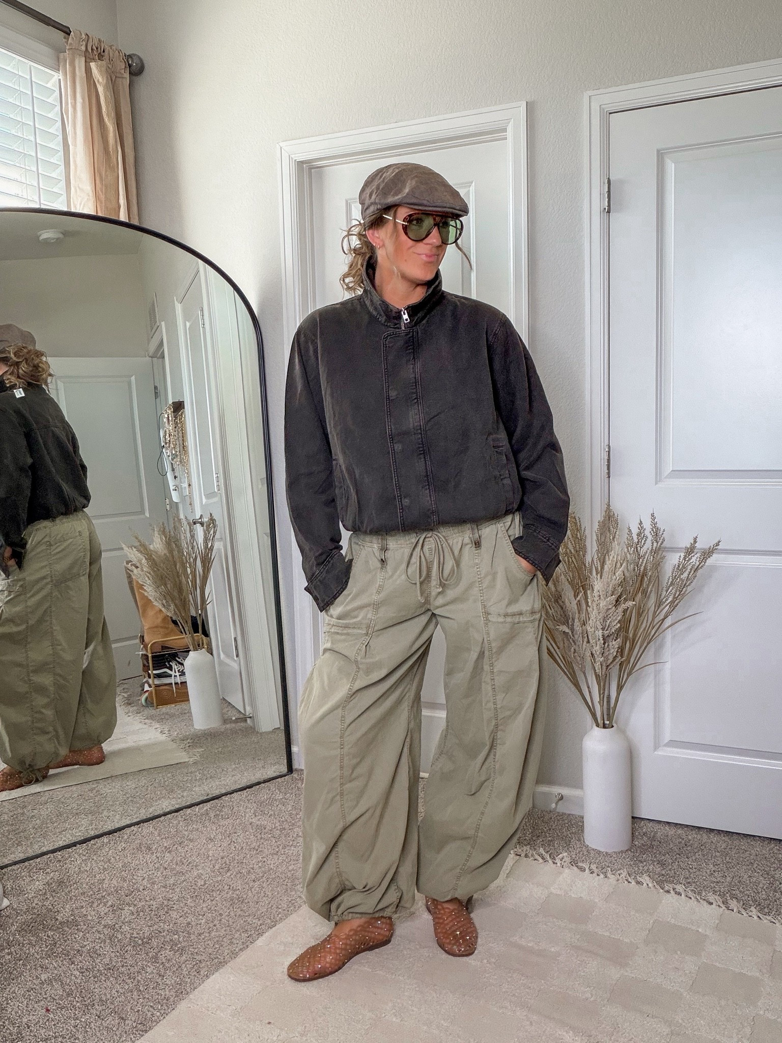 Large tall jacket, large pants, 11 flats

#LTKTall #LTKOver40