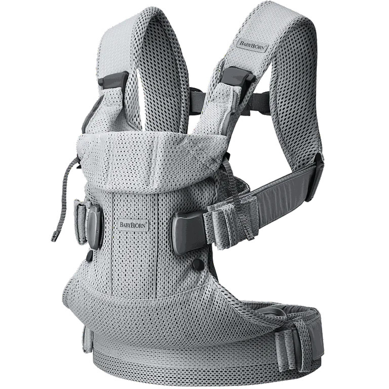 BabyBjorn Baby Carrier One Air, 3D Mesh, Silver - Walmart.com | Walmart (US)