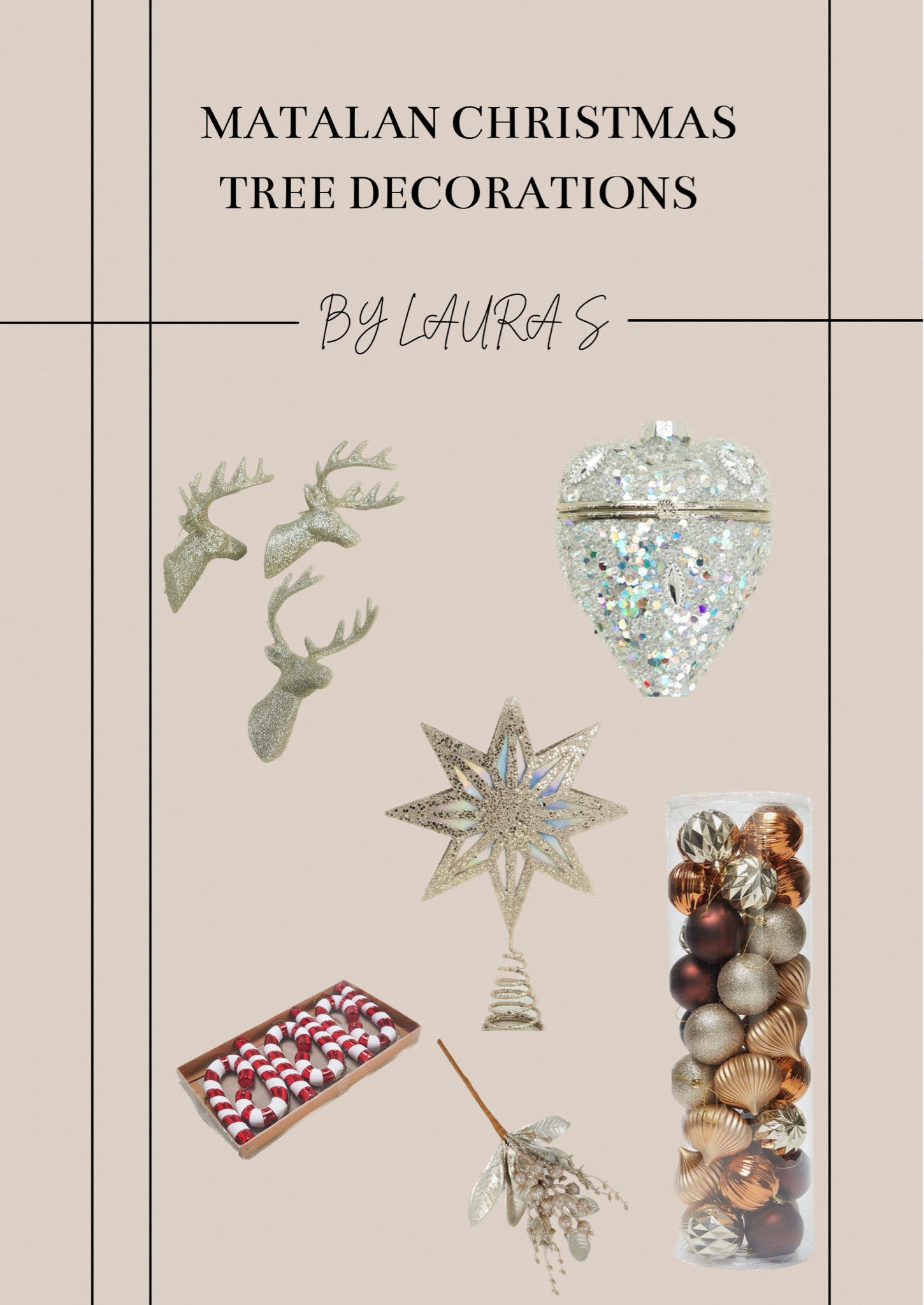 Christmas tree decorations | matalan Christmas | stag decorations | Christmas decor ideas | baubles | 

#LTKunder100 #LTKHoliday #LTKSeasonal