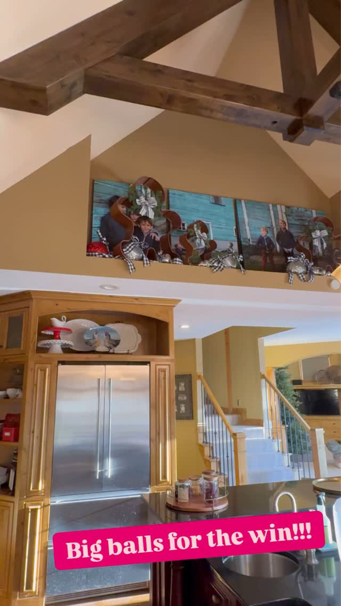 Big balls for the win!!! Loving how this Christmas decor turned out! These giant gingerbread men decor are too cute. 

#LTKWatchNow #LTKHoliday #LTKHome