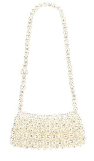 Pearl Shoulder Bag in White | Revolve Clothing (Global)