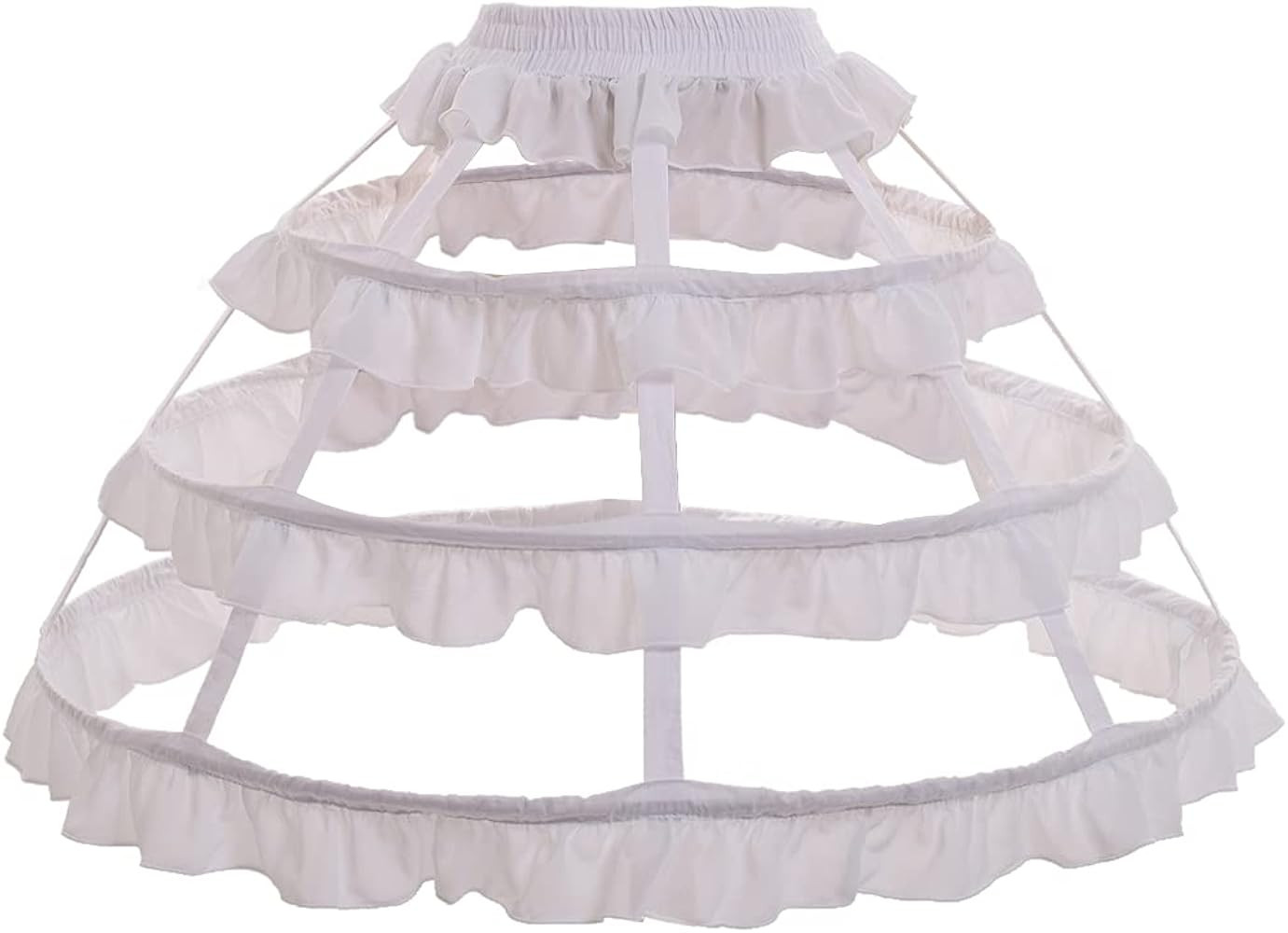 GRACEART Victorian Dress Pannier Hoop Skirt Bustle Cage Skirt | Amazon (US)