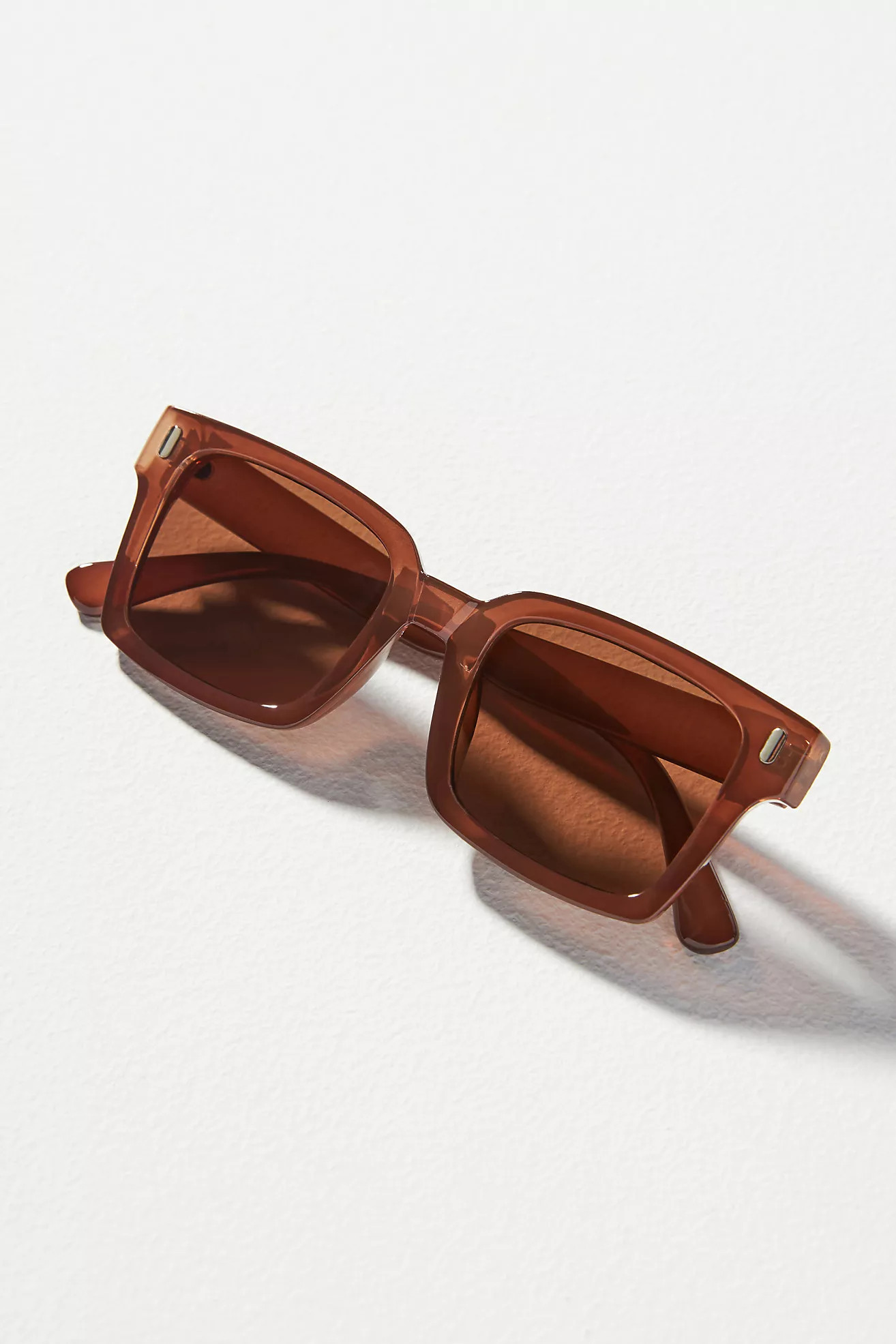 I-SEA Brown Wayfarer Sunglasses | Anthropologie (US)