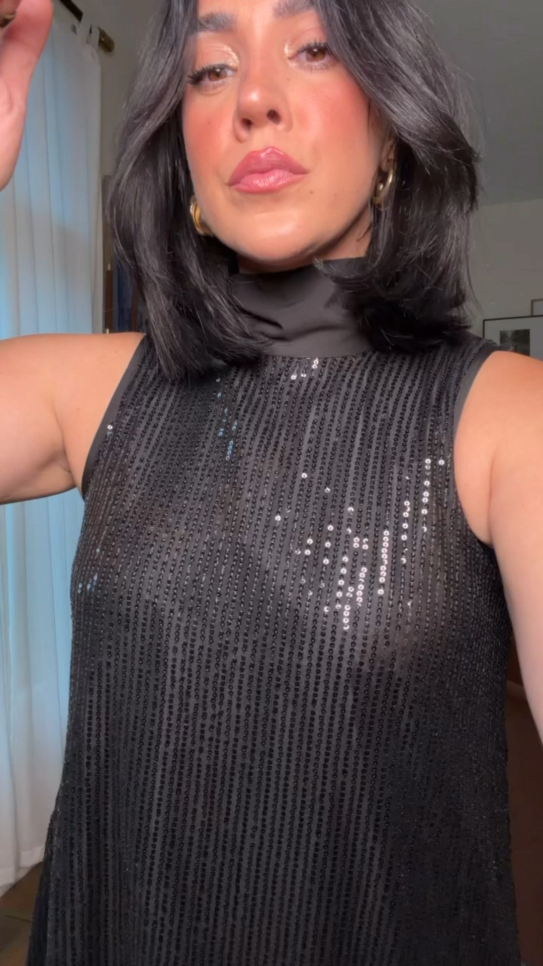 The cutest sparkly holiday dress from Amazon! So flattering, a-line shape would be perfect for New Year's Eve too! 

Size L

#LTKFindsUnder50 #LTKSeasonal #LTKHoliday