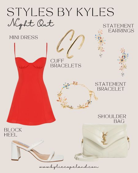 Little red dress for a night out 💃 

Nordstrom | Bauble Bar | Kate Spade | Steve Madden | YSL | White heels | outfit Inspo | what to wear | mini dress | outfit idea 

#LTKfit #LTKstyletip #LTKitbag