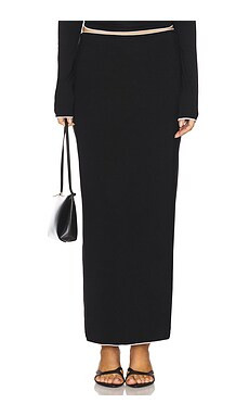 The Line by K Solene Skirt in Black from Revolve.com | Revolve Clothing (Global)