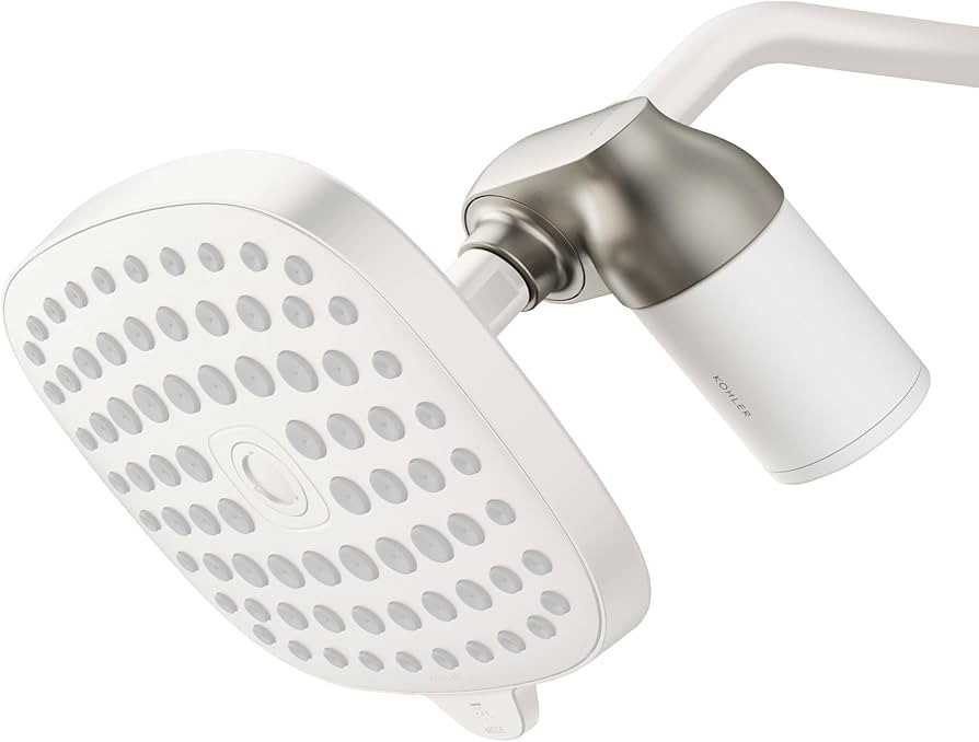 KOHLER Aquifer Filtered Shower Head Attachment, Filtration System Attaches to Most Existing Showe... | Amazon (US)