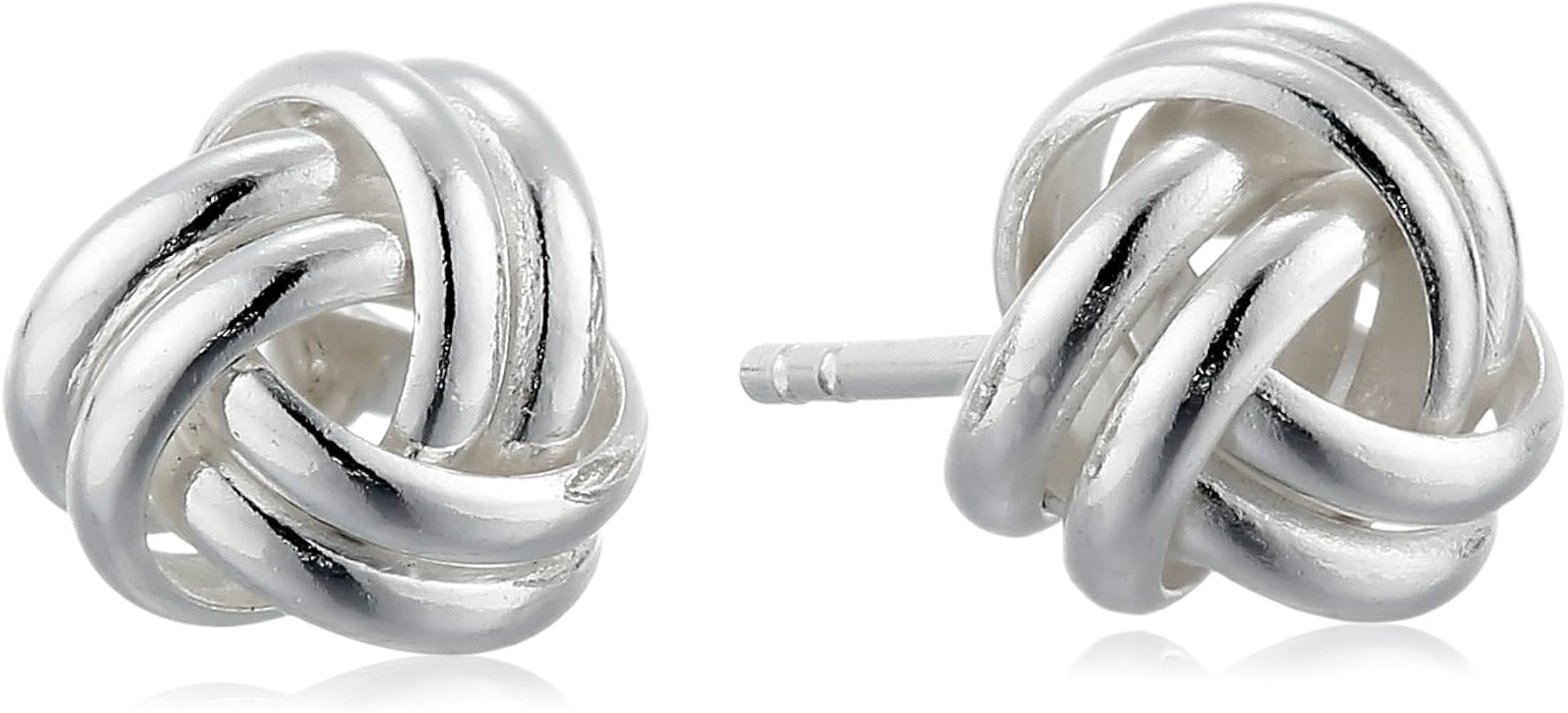 Amazon Essentials Sterling Silver or Gold Plated Thick Love Knot Post Earrings, (previously Amazo... | Amazon (US)