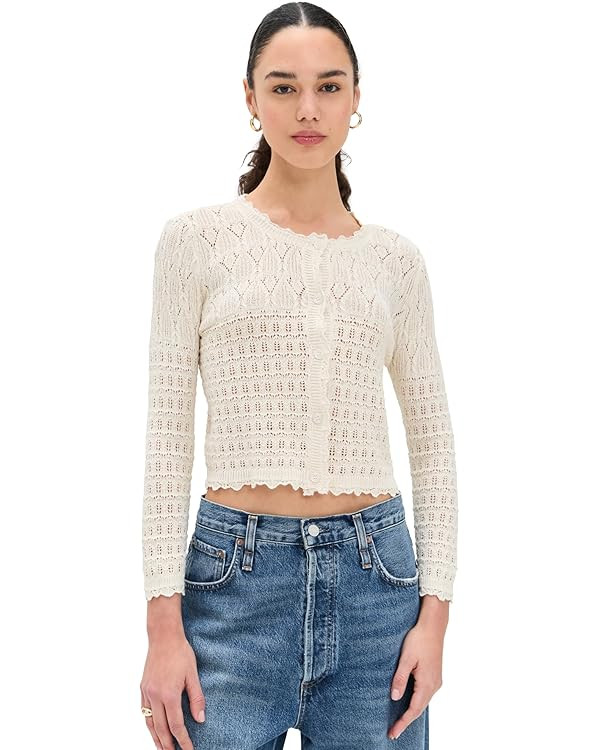 Z SUPPLY Women's Cardi Crochet Top | Amazon (US)