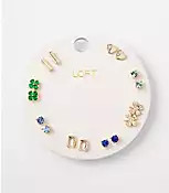 Lucky Clover Stud Earring Set | LOFT