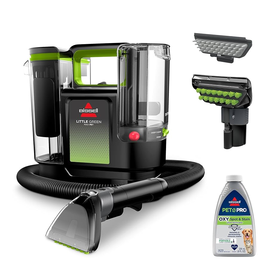 BISSELL® Little Green® Max Pet SmartMix Portable Carpet and Upholstery Deep Cleaner, Car/Auto D... | Amazon (US)