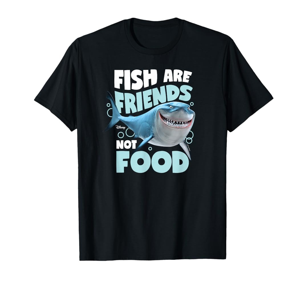 Finding Nemo - Fish Are Friends, Not Food T-Shirt | Amazon (US)