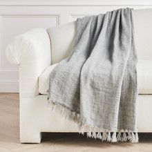 Taylan Throw - Grey Throw Blanket Wayfair favorites wayfair decor wayfair essentials decor gifts | Z Gallerie