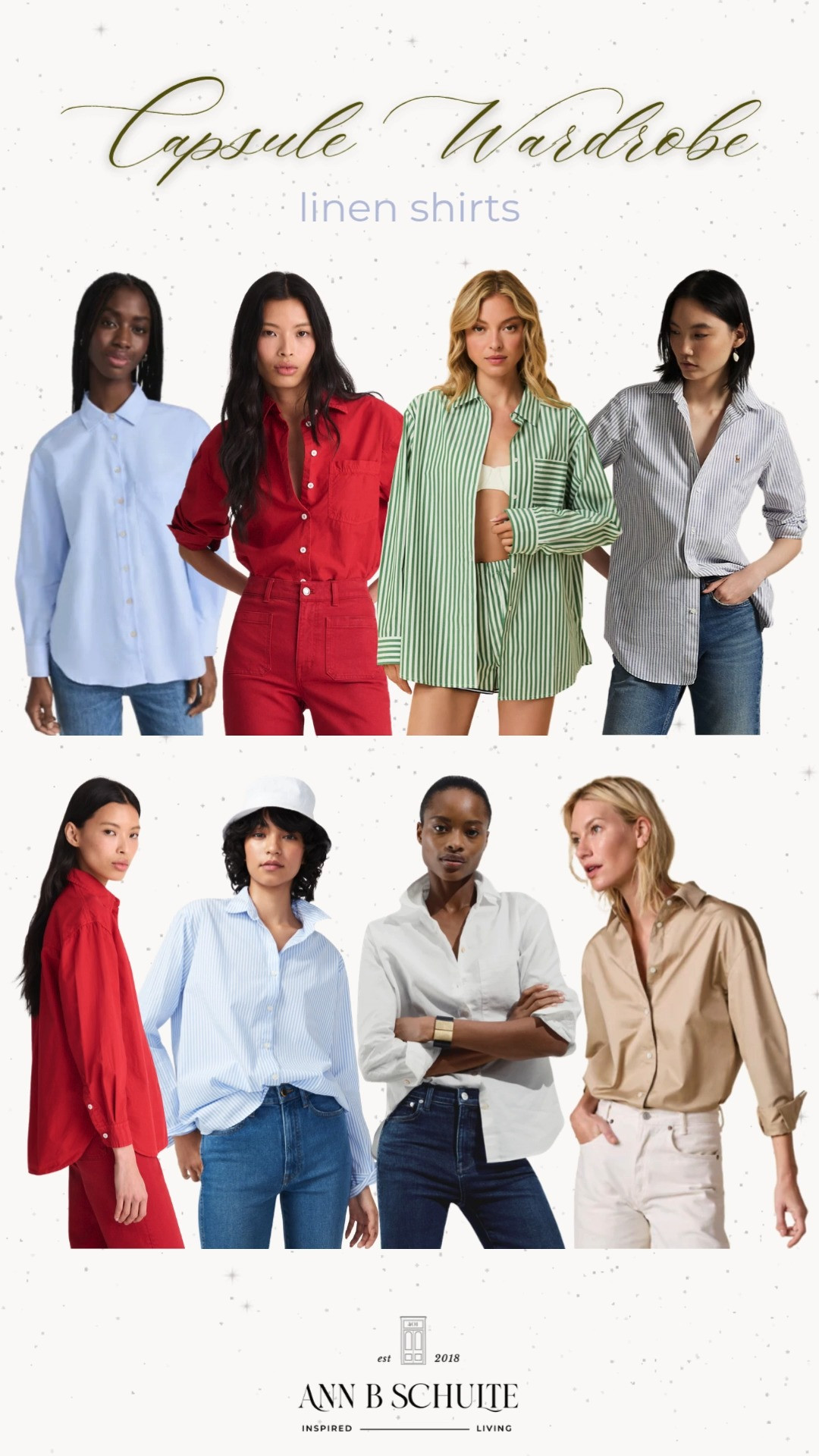 Capsule wardrobe linen shirts I loved mix timeless ease with endless outfits, from breezy brunches to polished evenings. They make simplifying style a joy. 👕🌿😄
#LinenShirt #CapsuleWardrobe #LinenStyle #SpringEssentials #VersatileFashion #WardrobeBasics #BreathableLinen #OOTDInspo #LTKStyle #MinimalistChic 

 #LTKootd