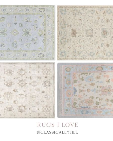 Rugs, Oushak look rugs, washable rugs, neutral rugs 

#LTKhome