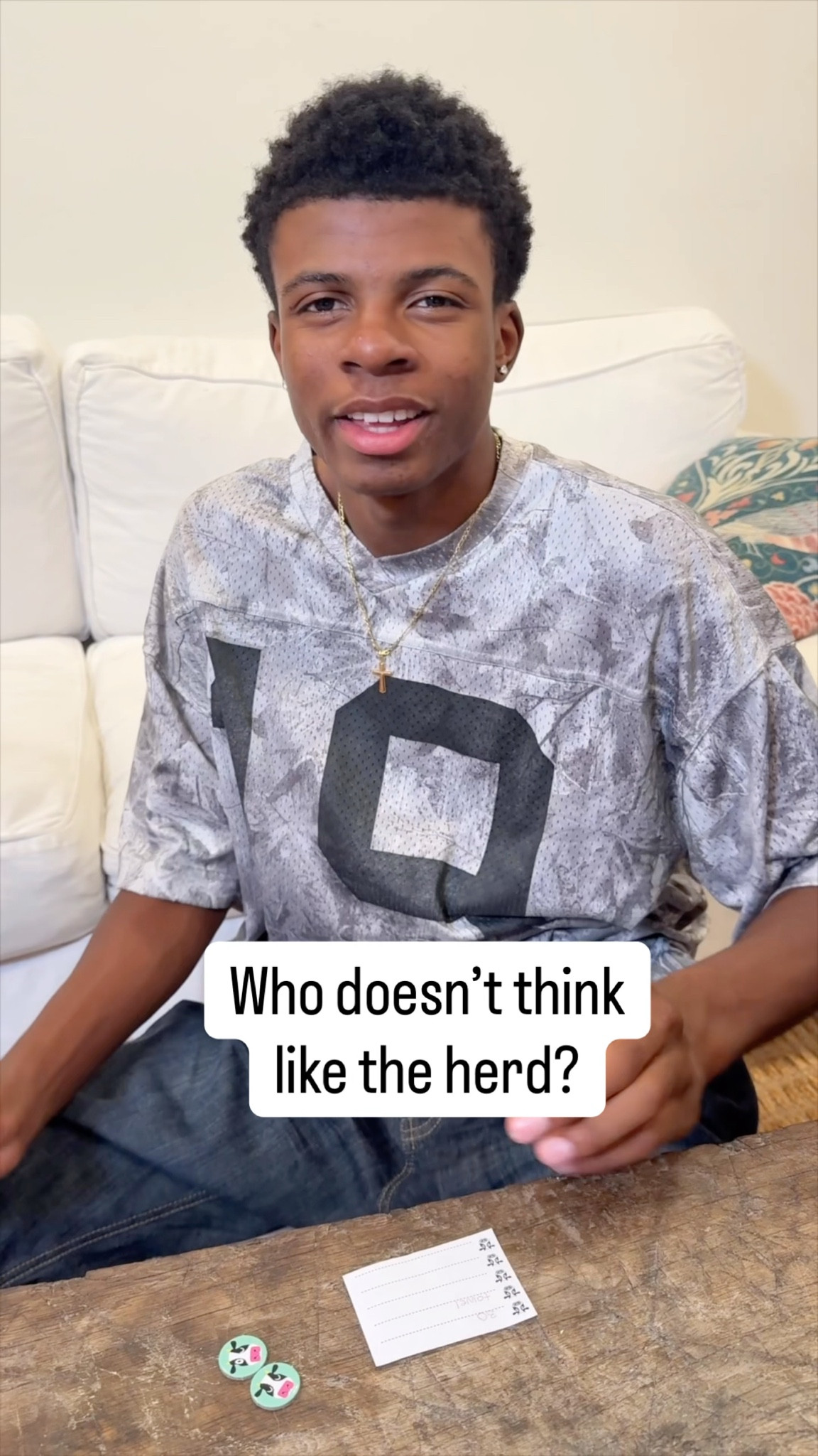 Who in the family doesn’t have the herd mentality? 😂🐮 Apparently… me. Every. Single. Round. I swear my answers make sense, but somehow I keep ending up with the pink cow while everyone else magically matches minds like they planned it. 

If you want to laugh until your stomach hurts, play Herd Mentality — where being the “odd one out” is basically my permanent job title.

Grab it for your next family game night and see who in your herd can’t think like the rest!

#HerdMentality #bigpotatogames #gamenight #familygamenight #familyfunnight #familyfuntime #RelatableMom #boardgamenight #familybonding 

#LTKGiftGuide #LTKmomlife #LTKKids