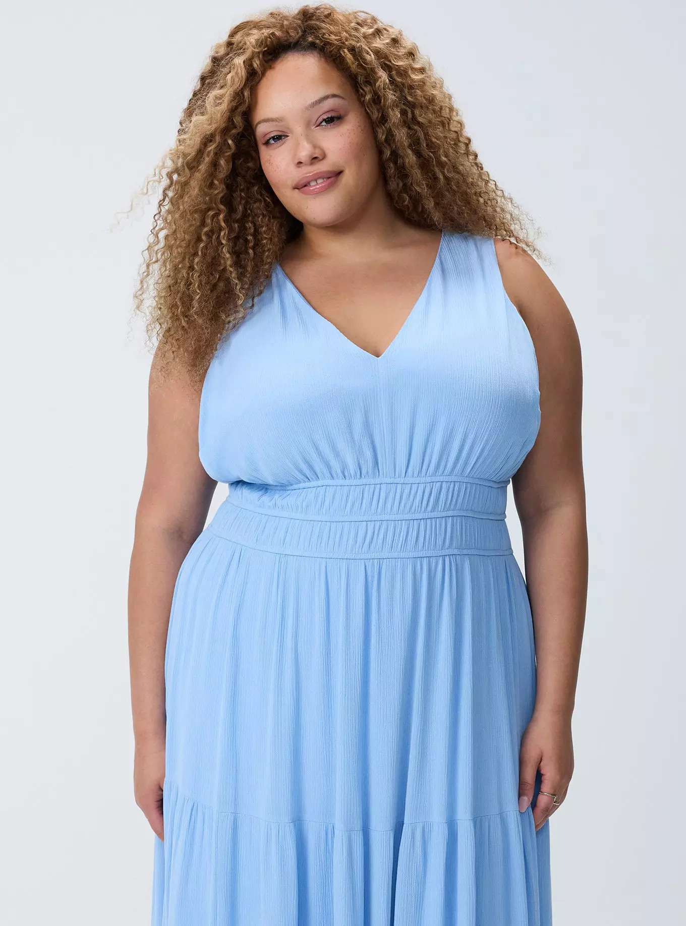 Tiered Gauze Maxi Dress | Torrid (US & Canada)