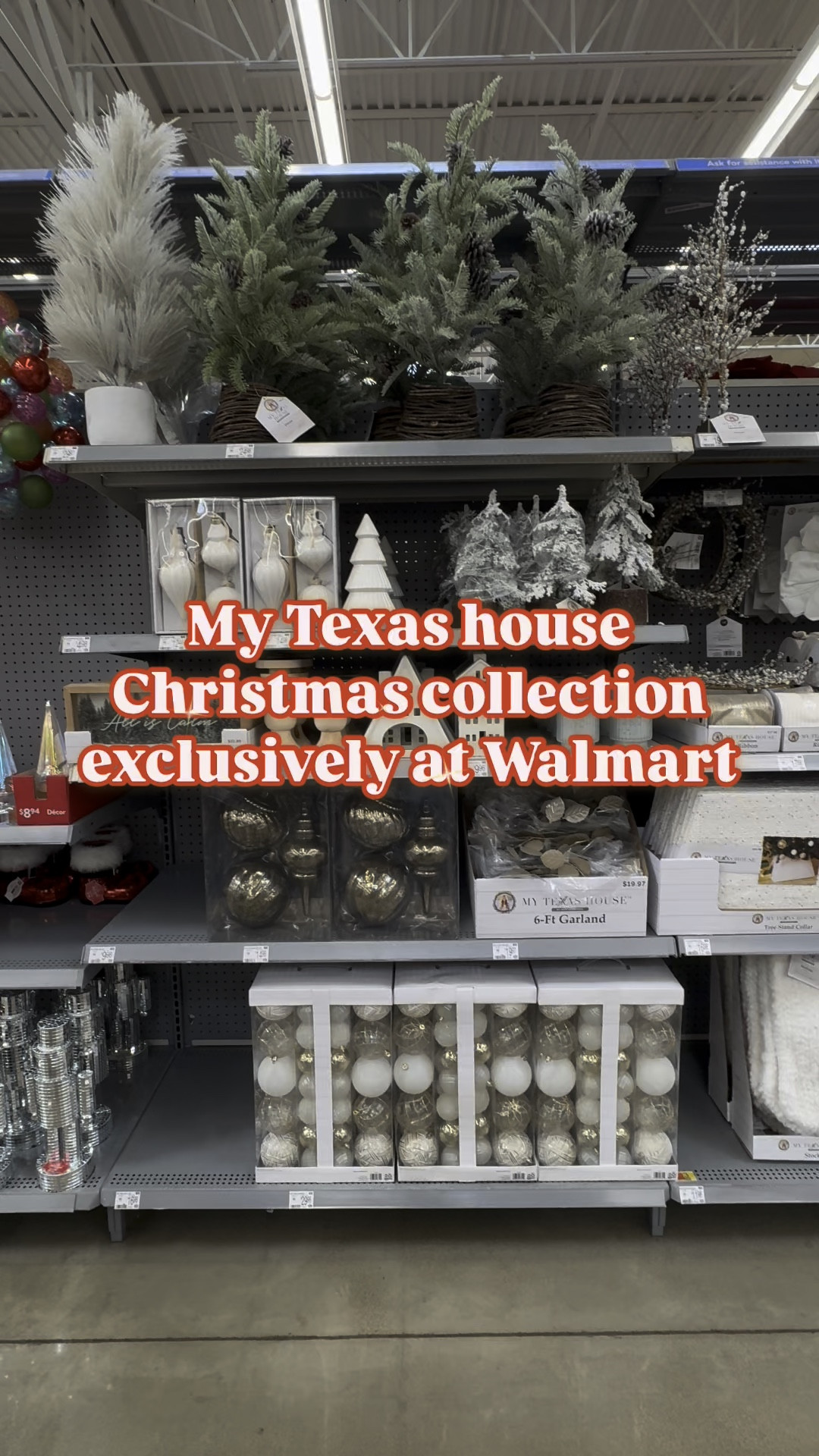 Brand new my Texas house Christmas collection exclusively at Walmart! Stay tuned for more in depth videos of the items from this reel. Her collection includes Christmas trees, garlands, wreaths, table top decor- reindeer, ceramic houses, candle holders, tree trimmings such as bows, ornaments, ribbon.

Follow me for more seasonal and holiday content! 🎅🏼🎄

#christmas2024 #christmas #cozyvibes #christmascountdown #christmastree #happyholidays #christmasdecor #walmartchristmas #mytexashouse #walmartcreator #iywyk

#LTKHome #LTKSeasonal #LTKVideo