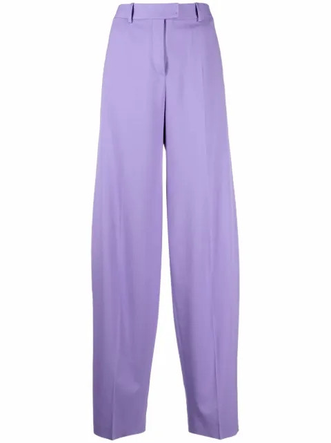 high-waisted wide-leg trousers | Farfetch (AU)