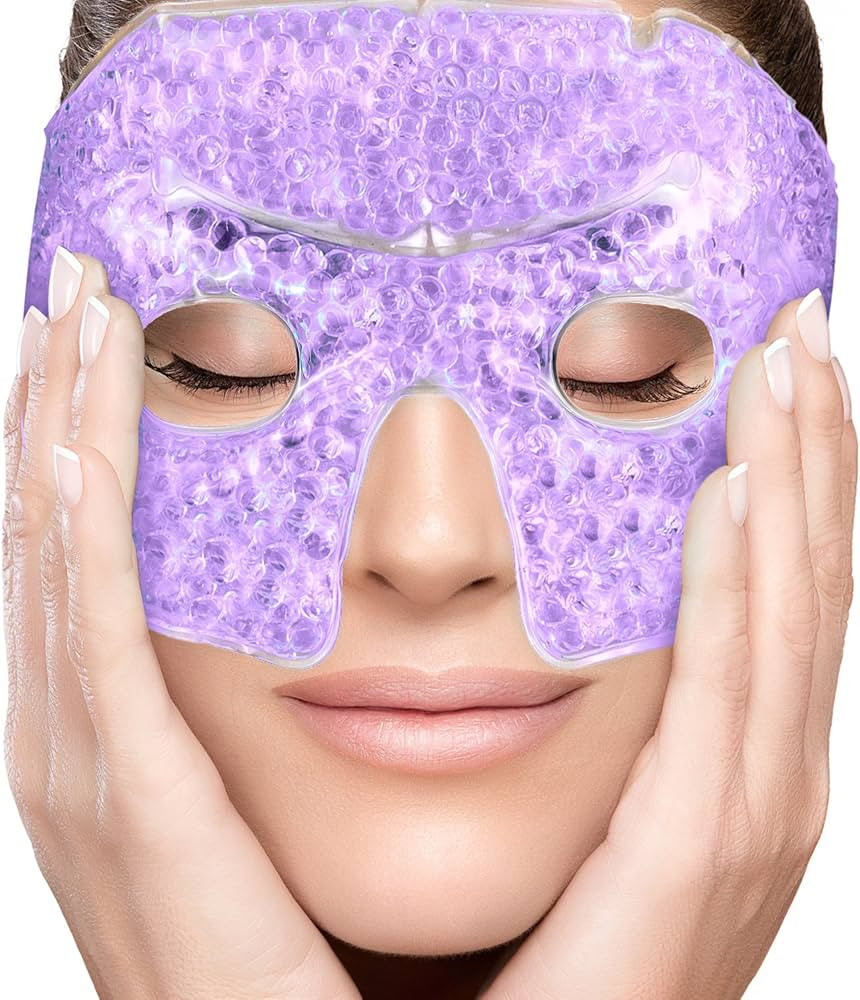 PerfeCore Eye Mask Get Rid of Puffy Eyes Migraine Relief, Sleeping, Travel Therapeutic Hot Cold C... | Amazon (US)