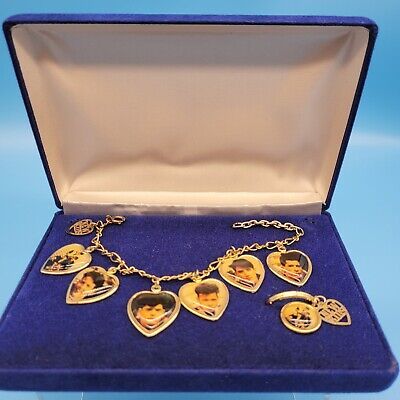 VTG New Kids On The Block Charm Bracelet & Ring Gift Set in Box 1990 NKOTB  | eBay | eBay US