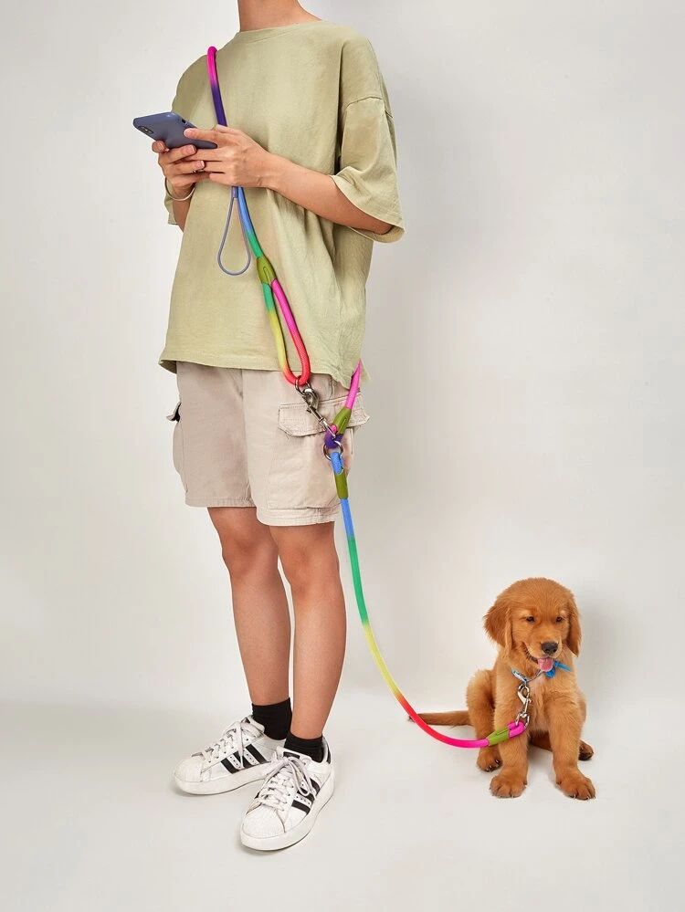 Hands Free Colorful Dog Leash | SHEIN