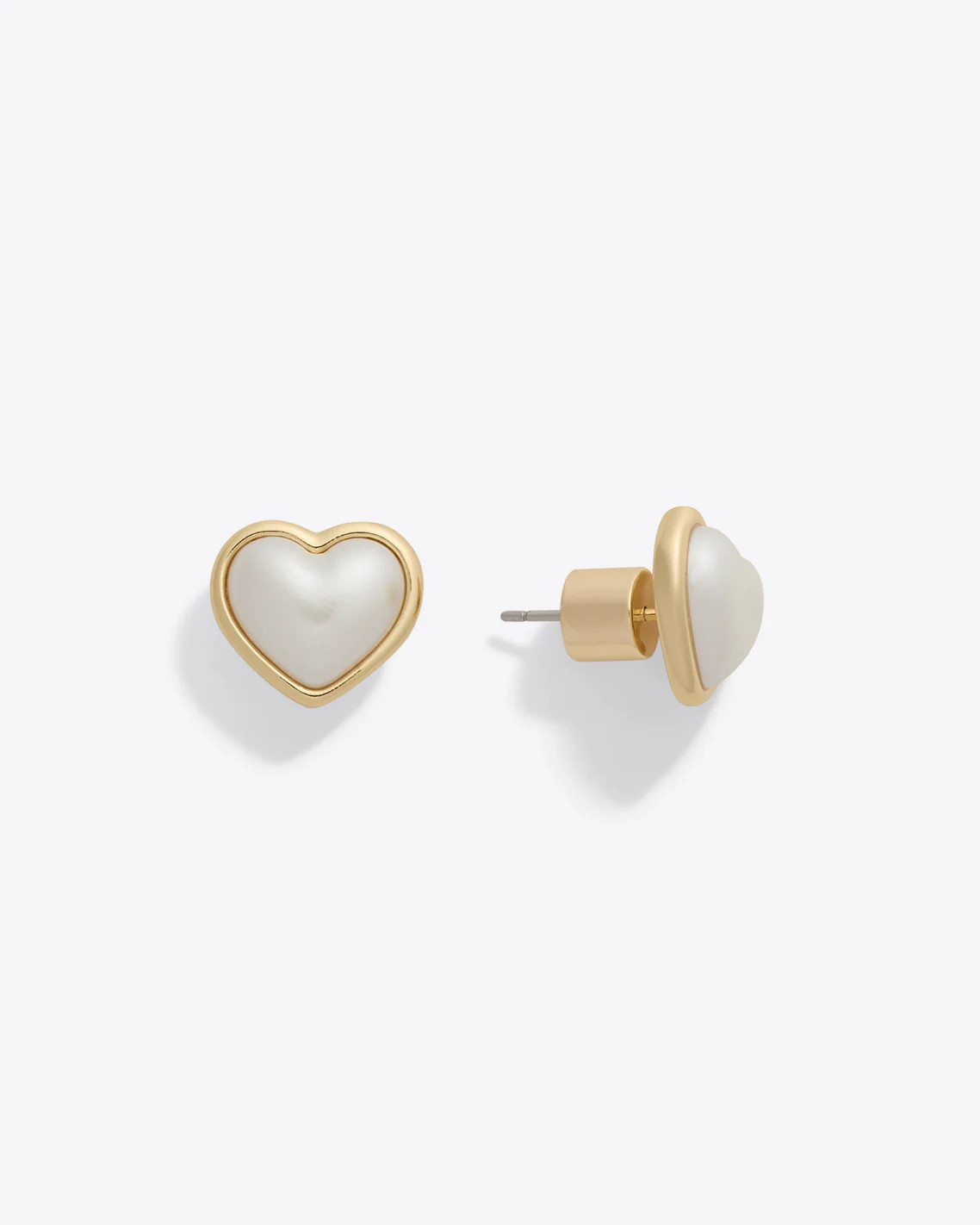 Pearl Heart Studs | Draper James (US)
